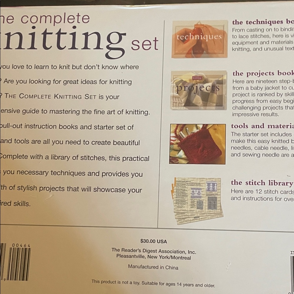 Reader's Digest Knitting Set - Multicolor - Picture 4 of 4